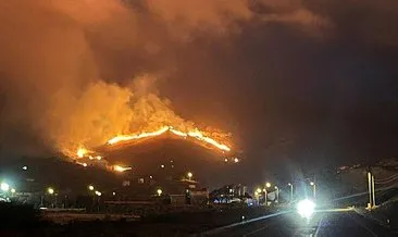 Gökçeada’da sabotaj kokan yangın #canakkale