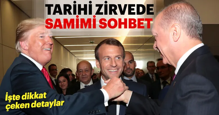 NATO zirvesinde samimi sohbet