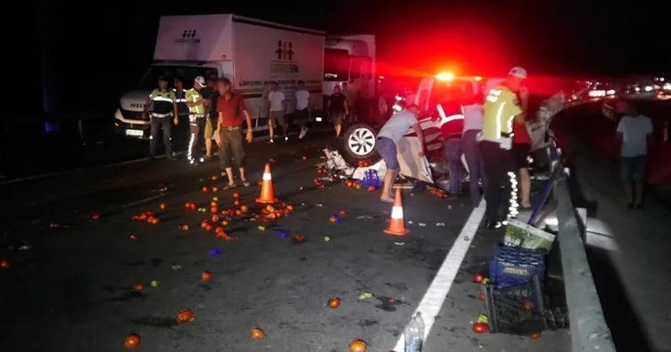 Çanakkale-İzmir kara yolunda feci kaza: 1 ölü, 5 yaralı