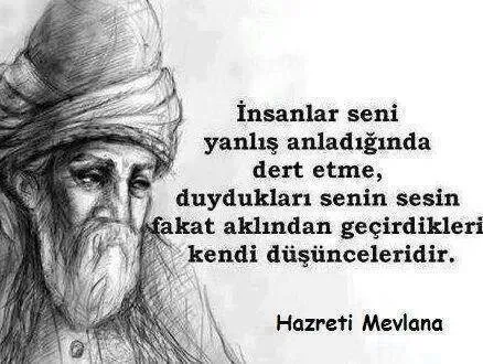Resimli Mevlana Sözleri - En Güzel Hz. Mevlana Sözleri ve Öğütleri