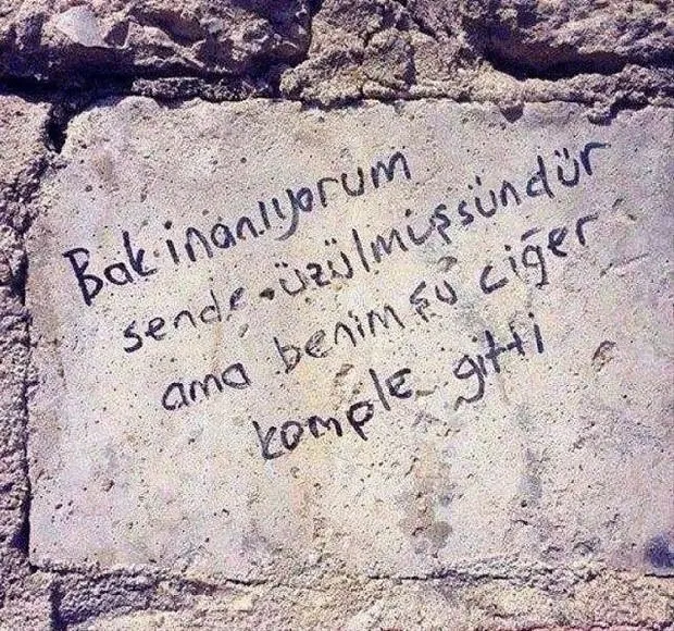 İlginç duvar yazıları Son Dakika Haberler
