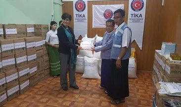 Türkiye’nin Myanmar’a yaptığı yardımların ilk bölümü ulaştı