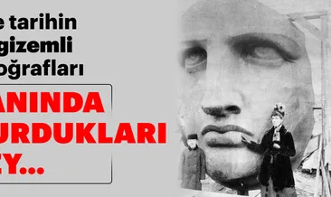 Öyle bir şey ile fotoğraf çektirdiler ki...