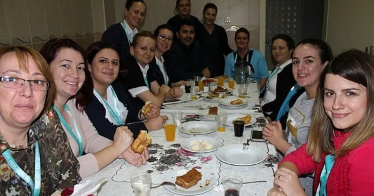 Kırklareli Vize Devlet Hastanesi çalışma arkadaşlarını uğurladı