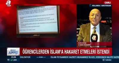 Hollanda’da skandal! Öğrencilere, İslam’ı hedef alan ödev verdiler | Video