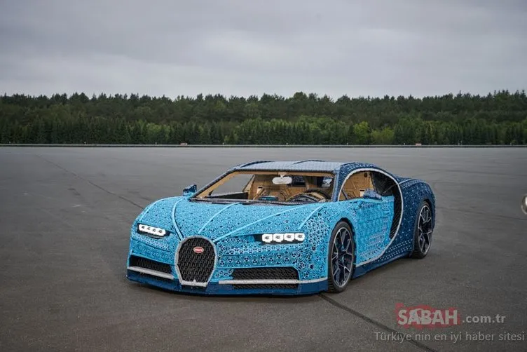 LEGO’dan gerçek boyutta Bugatti Chiron yaptılar