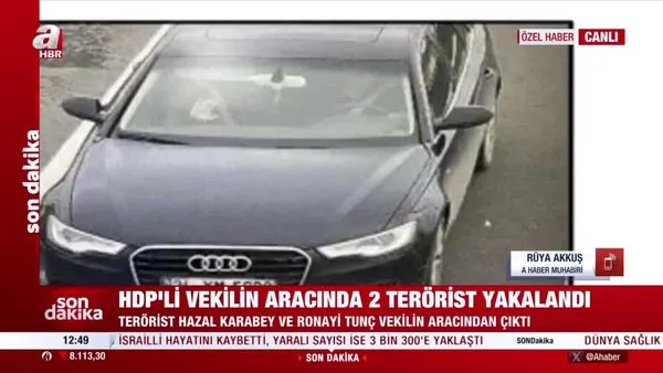 Bakan Yerlikaya duyurdu! HDP'li vekilin aracında iki terörist yakalandı | Video