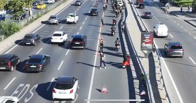 Motosiklet sürücülerine sıkı denetim