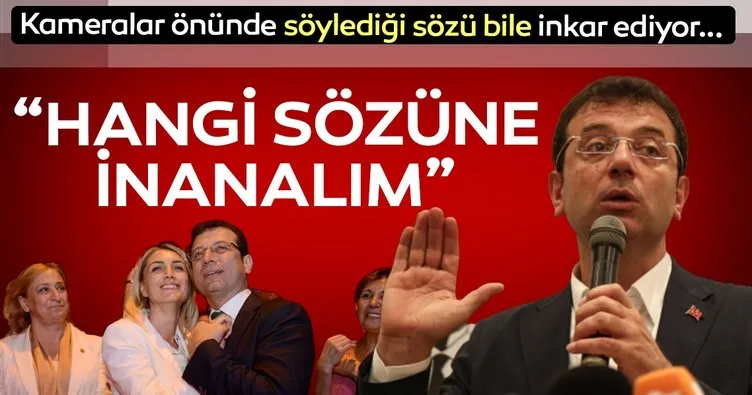 Hangi sözüne inanalım