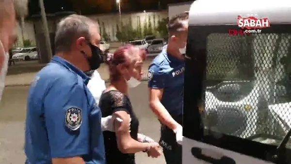 Adana'da hasta yakınına hastane önünde silah çeken kadın, gözaltına alındı | Video