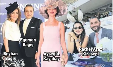 Önce atlar yarıştı sonra şıklık