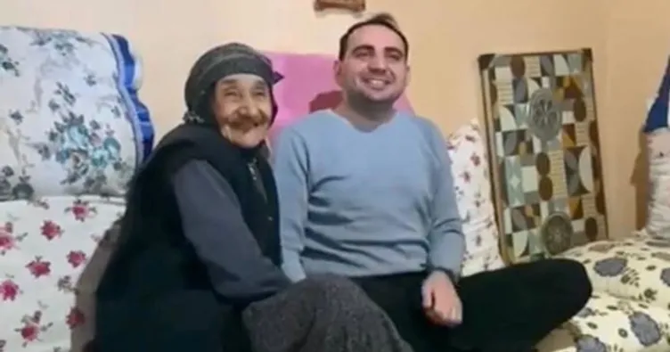 Şerefnaz Nine’ye kaymakamdan ziyaret