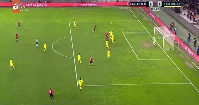 Gaziantep FK’nın golüne ofsayt engeli!