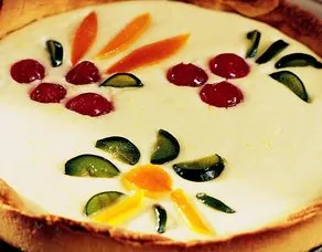 Çiçek Desenli Tart