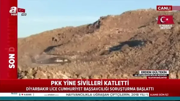 PKK'lı teröristler Diyarbakır'da bir baba ve oğlunu katletti!