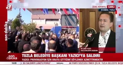 CHP’li grubun İSKİ tesis açılışında saldırdığı Tuzla Belediye Başkanı Şadi Yazıcı o anları A Haber’e anlattı | Video
