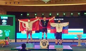 Milli halterci Hakan Kurnaz, dünya şampiyonu oldu