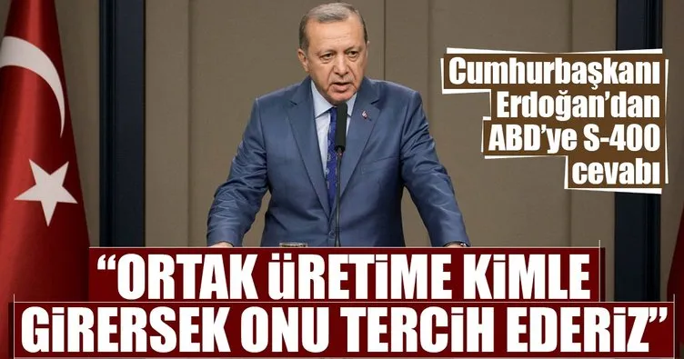 Cumhurbaşkanı Erdoğan’dan S-400 açıklaması