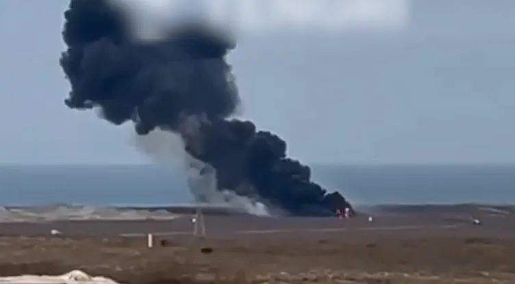 SON DAKİKA: Kazakistan’da yolcu uçağı düştü! Kazakistan’daki korkunç uçak kazası anbean kamerada