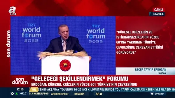 Son Dakika: Başkan Erdoğan'dan TRT World Forum'da önemli açıklamalar | Video