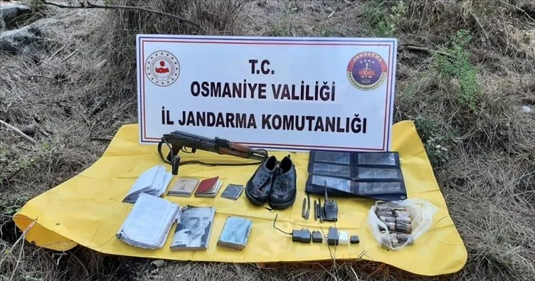 Osmaniye’de terör örgütü PKK’ya darbe! Toprağa gömdükleri mühimmatlar ele geçirildi