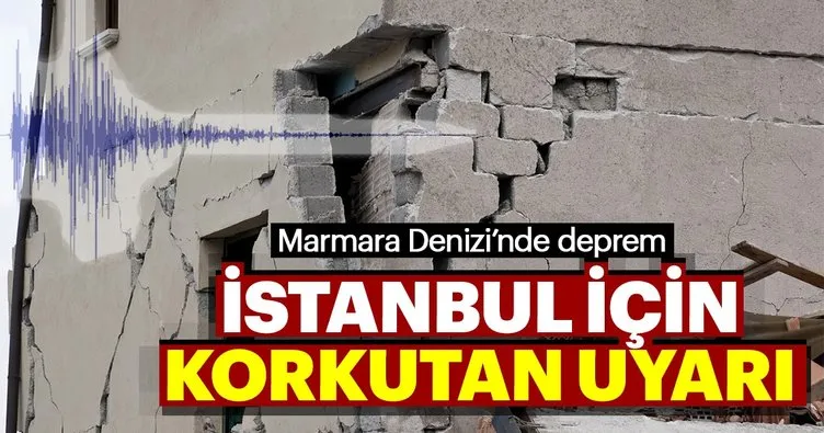 Son dakika: Marmara’da deprem