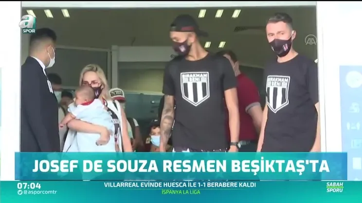 Josef de Souza resmen Beşiktaş'ta