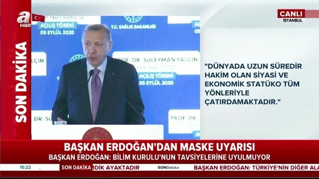 Cumhurbaşkanı Erdoğan'dan çok sert Doğu Akdeniz mesajı 