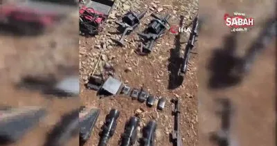 Pençe- Kilit bölesinde operasyon! Teröristlerin mağarasından İsveç yapımı silah çıktı | Video