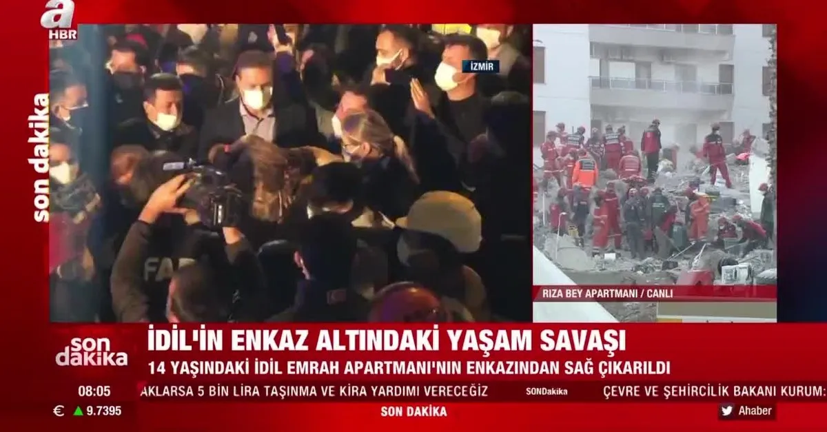 Son Dakika Izmir Depreminde Enkazda Kalan 14 Yasindaki Idil In Mucize Kurtulusu Seda Dincer Icin De Umut Verici Haber Bekleniyor Video Videosunu Izle Son Dakika Haberleri