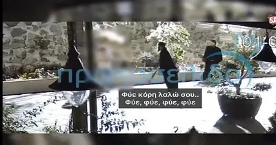 Güney Kıbrıs’ta skandal! Papazın kadın dövdüğü görüntülere tepki çığ gibi | Video