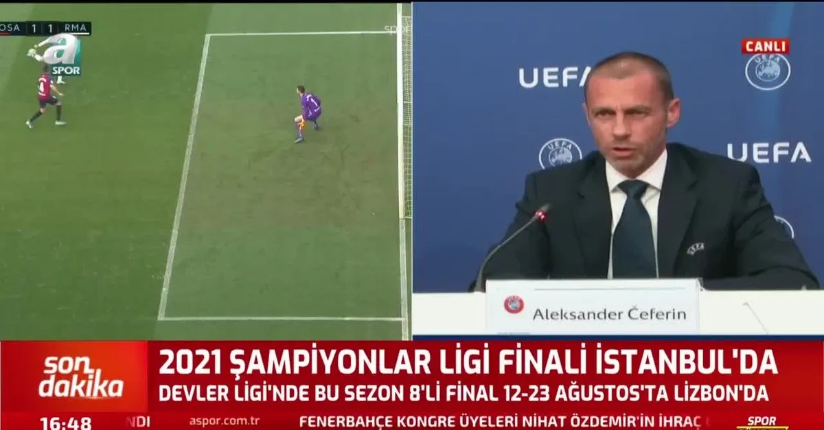 Uefa Sampiyonlar Ligi Ve Avrupa Ligi Icin Kararini Verdi Videosunu Izle Son Dakika Haberleri
