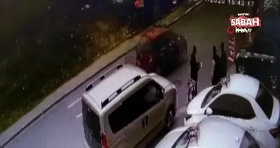Çatalca’da yankesicilik yöntemiyle hırsızlık yapan zanlılar kamerada | Video