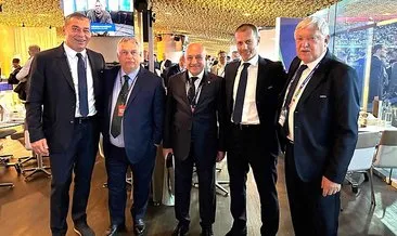 TFF Başkanı Büyükekşi, FIFA ve UEFA Başkanları ile buluştu