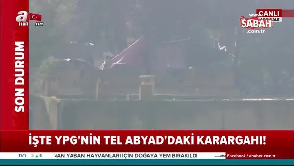 A Haber YPG'nin Tel Abyad'daki karargahını görüntüledi