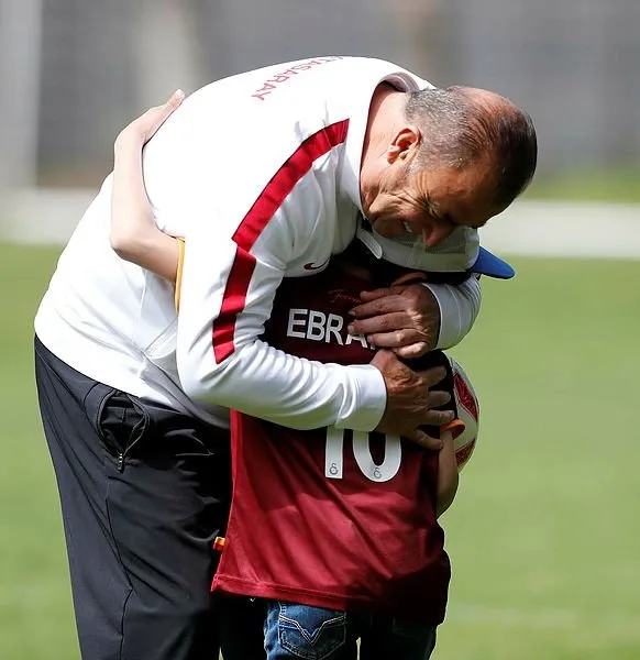 Suriyeli sığınmacı çocuklar, Galatasaray antrenmanında