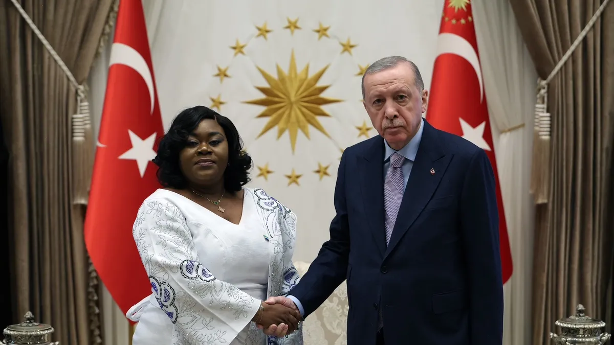Başkan Erdoğan, Sierra Leone Büyükelçisi Anderson’u kabul etti Başkan Erdoğan, Sierra Leone Büyükelçisi Anderson’u kabul etti