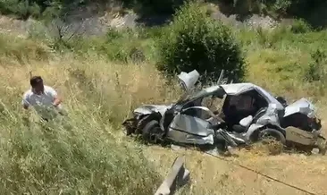 TEM Otoyolu’nda otomobil şarampole devrildi: 1 ölü, 3 yaralı