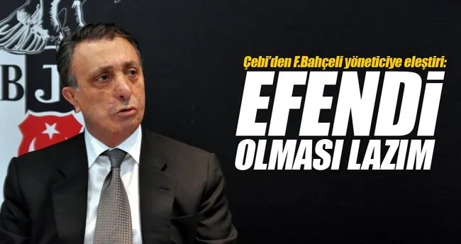 Ahmet Nur Çebi’den Mahmut Uslu’ya eleştiri!
