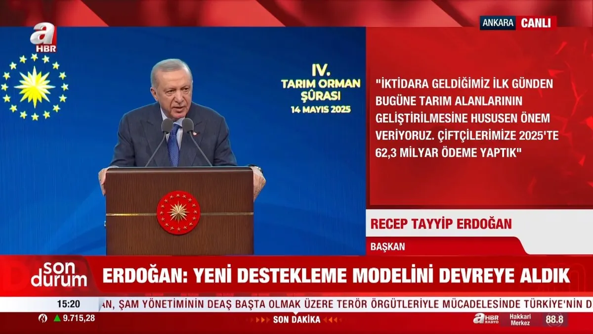 Başkan Erdoğan duyurdu! Tarım Şurası'nda 86 karar alındı: Tarımsal diplomasi platformları kurulacak