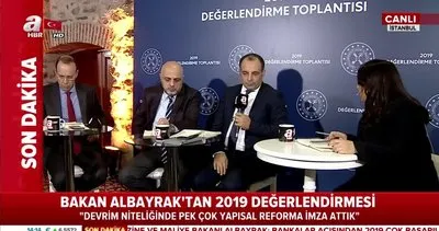 Hazine ve Maliye Bakanı Berat Albayrak, 2019 Değerlendirme Toplantısı’nda önemli açıklamalar
