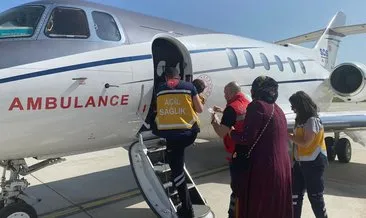 Ağrı'da karaciğer yetmezliği tanısı alan 2 yaşındaki Yunus Emre, ambulans uçakla Ankara’ya sevk edildi #agri