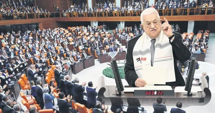 Filistin Devlet Başkanı Mahmud Abbas, TBMM’de yapılan tarihi oturumda dünyaya seslendi: Ya zafer ya şehadet