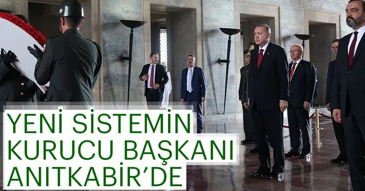 Son Dakika: Cumhurbaşkanı Erdoğan Anıtkabir’deki resmi törene katıldı!