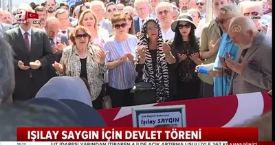 Işılay Saygın için devlet töreni