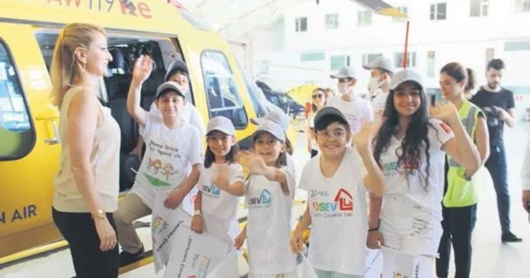 LÖSEV’den çocuklara helikopterle İstanbul turu