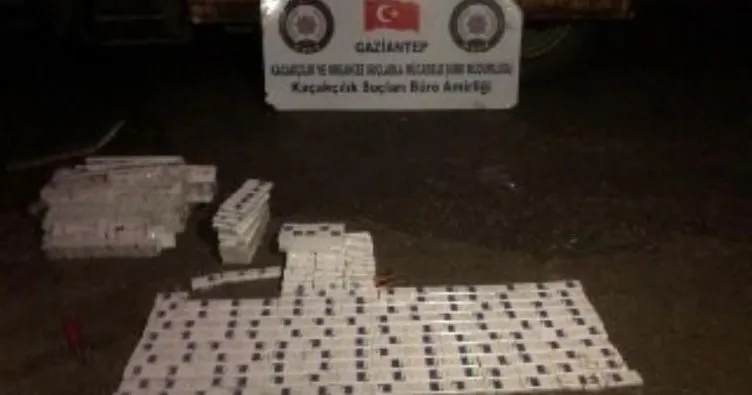 Gaziantep’te 660 paket kaçak sigara ele geçirildi