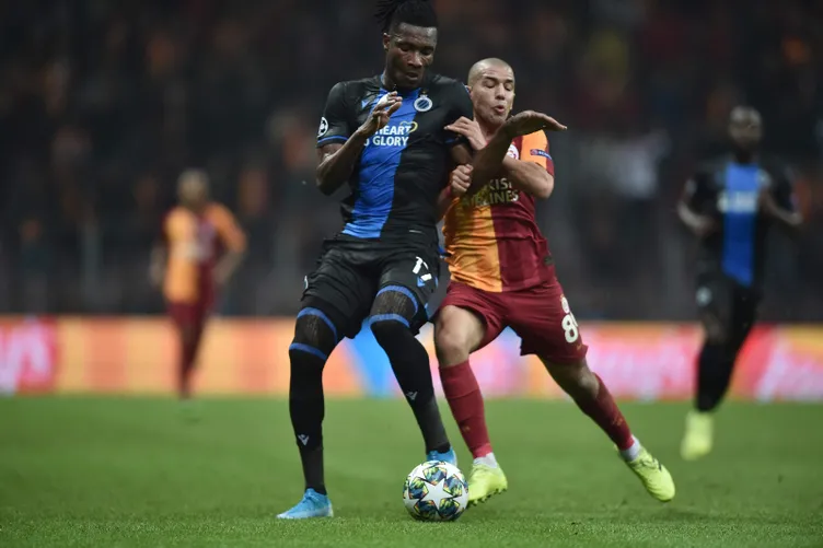 Galatasaray - Club Brugge maçından kareler