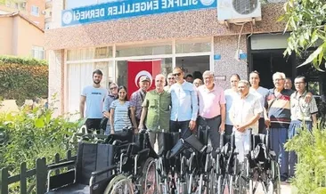 Silifke’de tekerlekli sandalye bağışı