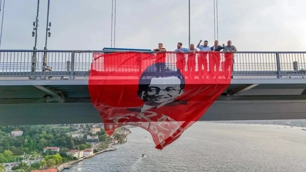 SON DAKİKA | Köprüdeki İmamoğlu pankartlı provokasyona soruşturma